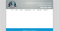 Desktop Screenshot of cssgaragedoors.com